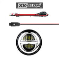 XKGLOW XK-5IN-KIT-W Chrome Bezel 5.75-Inch XKchrome LED Headlight for Powersports Vehicles