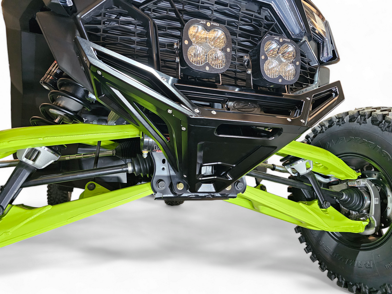 Elektric Offroad 2022-2025 Polaris RZR Pro R/Pro S/Turbo R Billet Front Winch Bumper with Anodized Black Finish