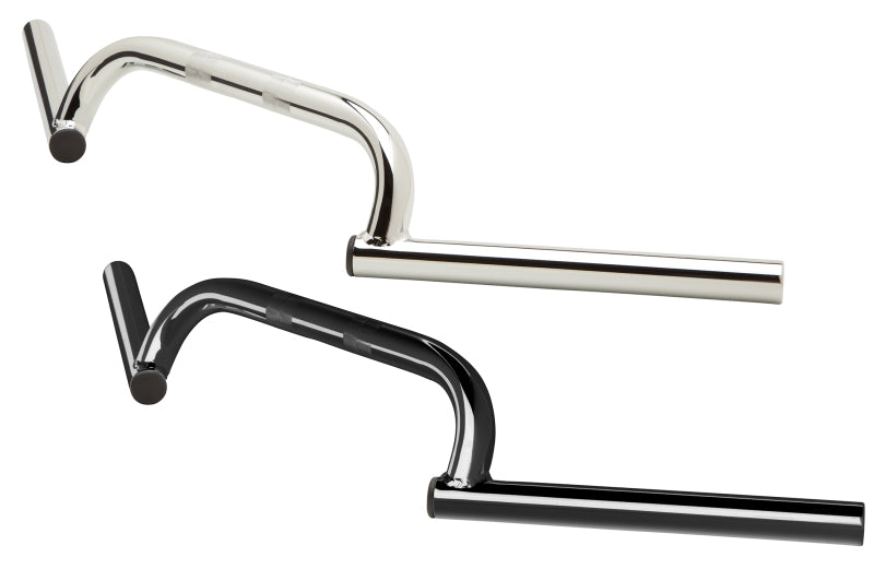 Burly Brand Clubman Bar Black 1 inch for Harley Sportster Models