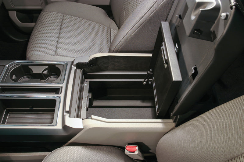 Tuffy Products Console Safe with Combo Lock for Ford F-Series Flow-Thru Console (2015-2024 F-150, 2017-2024 F-250/350 Super Duty)