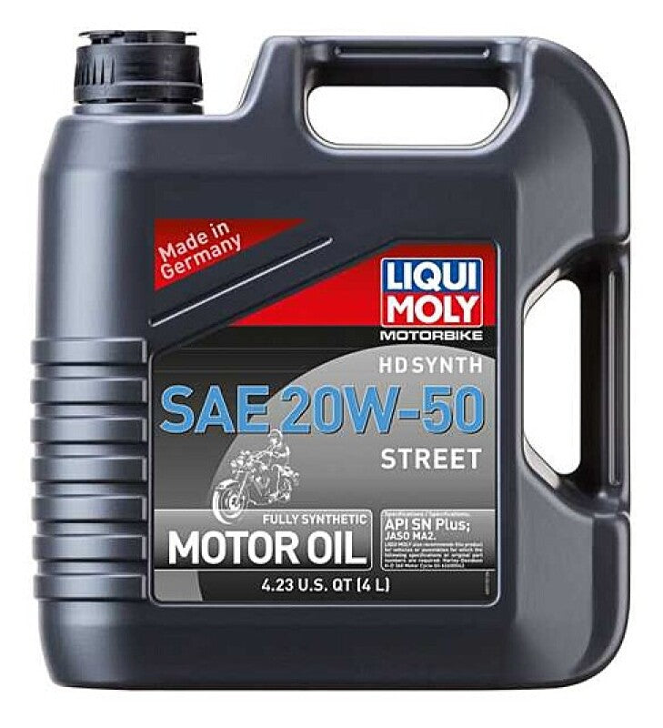 LIQUI MOLY 4L Synthetic Motor Oil for Harley Davidson SAE 20W-50
