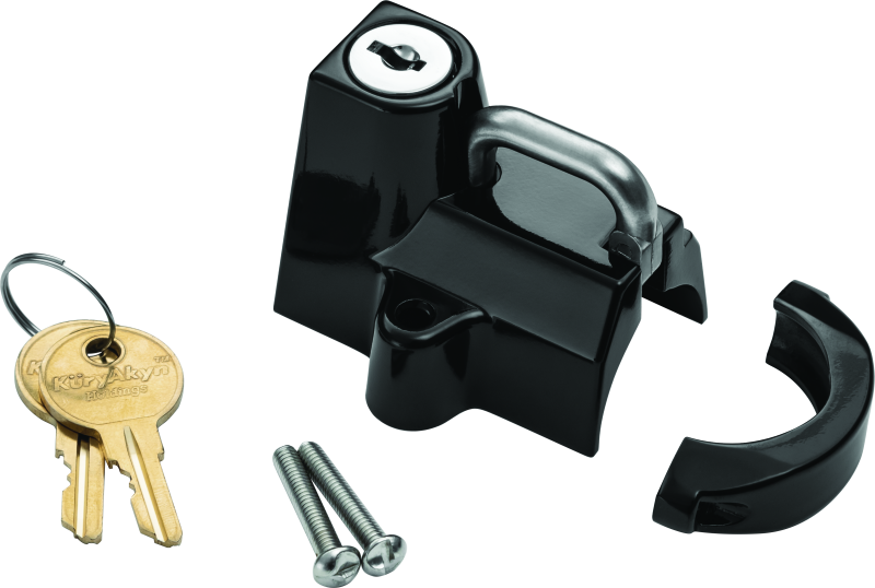Kuryakyn Universal Helmet Lock for Motorcycles – Fits 7/8 to 1-1/2 Inch Bars and Frames, Black