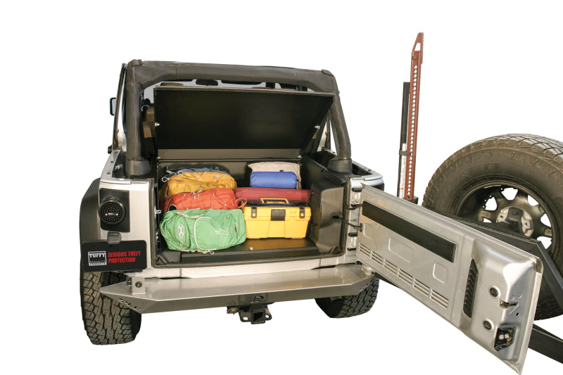 Tuffy Products JK 2011+ Deluxe Security Deck Enclosure – Black for Jeep Wrangler