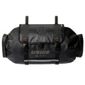 USWE Handlebar Roll-Top Bag with Holster – 9L Capacity, Black