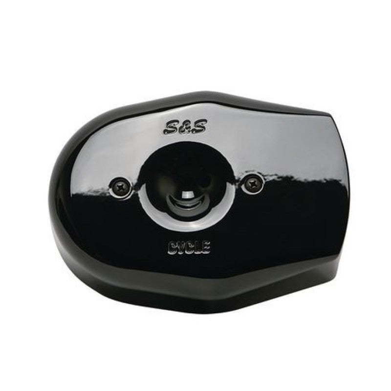 S&S Cycle 17-23 M8 Touring and 2018-2023 Big Twin Stealth Air Cleaner Kit with Black Tribute Cover