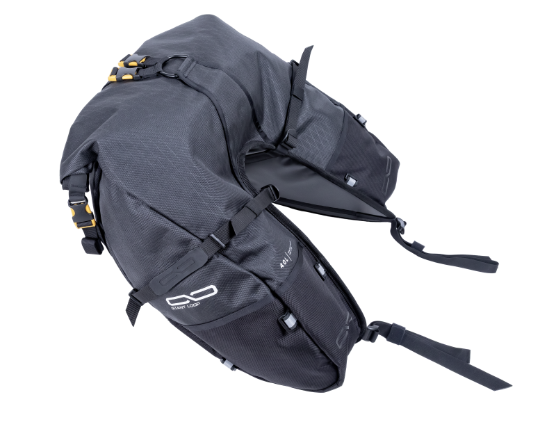 Giant Loop Coyote Saddlebag 39L in Black - Durable Powersports Storage Solution