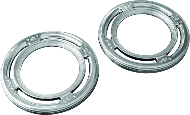 Kuryakyn Rear Speaker Accents for Harley-Davidson Chrome - Part 3792