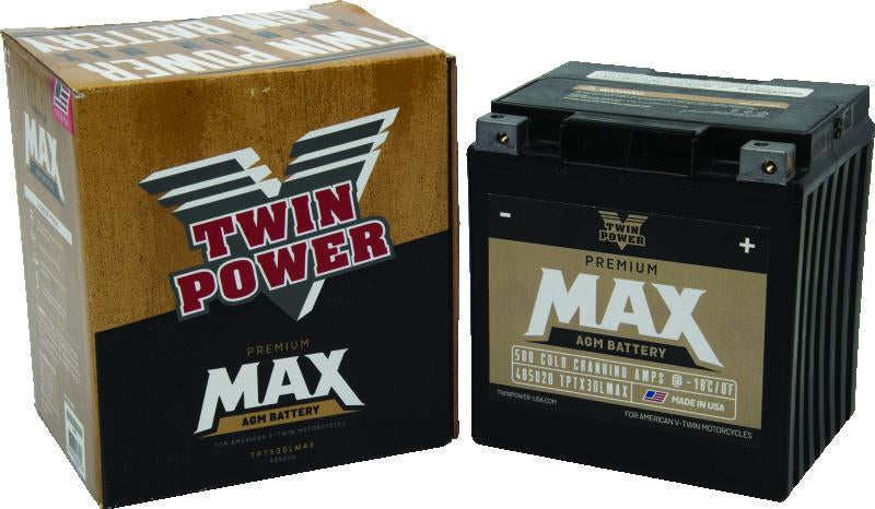 Twin Power GYZ-32HL Premium MAX Factory-Activated AGM Battery for Harley-Davidson