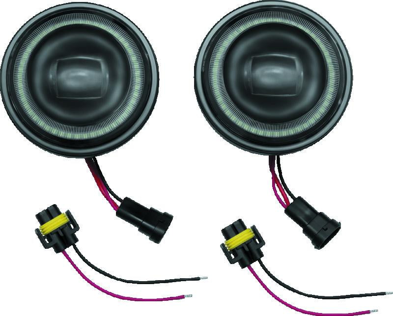 Kuryakyn 4-1/2 Inch Vision Passing Lamps for Indian Chieftain and Roadmaster Models