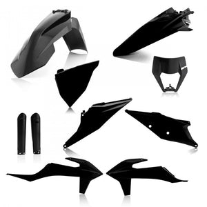 Acerbis 20-23 KTM 150-500 XCF-W and XC-W Full Plastic Kit in Black