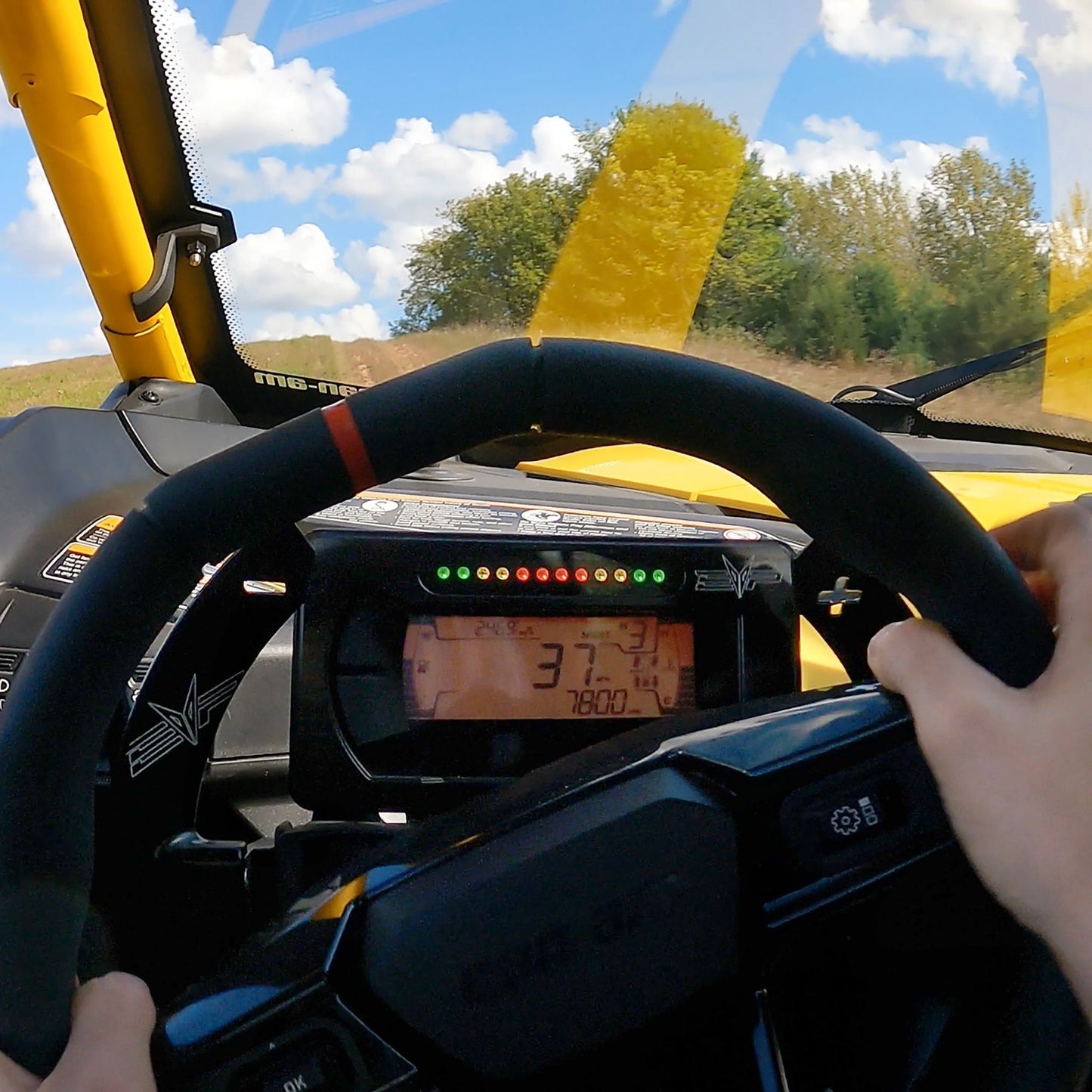 Can Am Maverick R Billet Shift Light Bezel