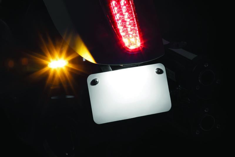 Kuryakyn Rear Turn Signal and License Plate Mount for Indian Scout (Part #3140)