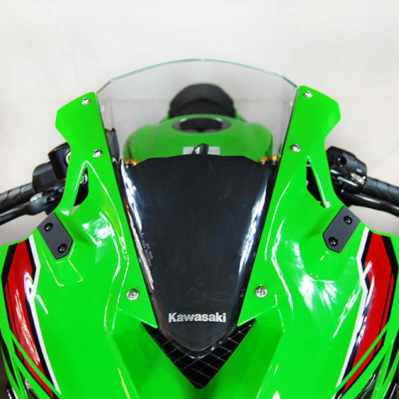 New Rage Cycles ZX4-MBO Mirror Block Off Plates for Kawasaki ZX-4R 2024-2025