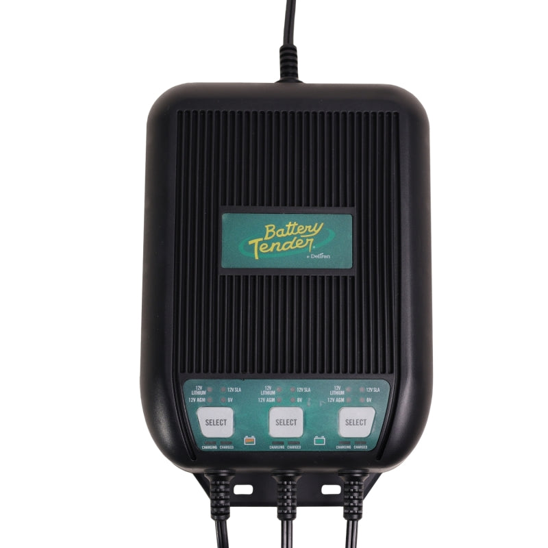 Battery Tender 3 Bank 3A On-Board Marine Battery Charger (Part Number 022-1003-DL-WH)