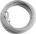 KFI 2K Power Sports Winch Cable – 5/32 in. x 49 ft. Galvanized Aircraft Cable Replacement for Winches up to 2000 lbs
