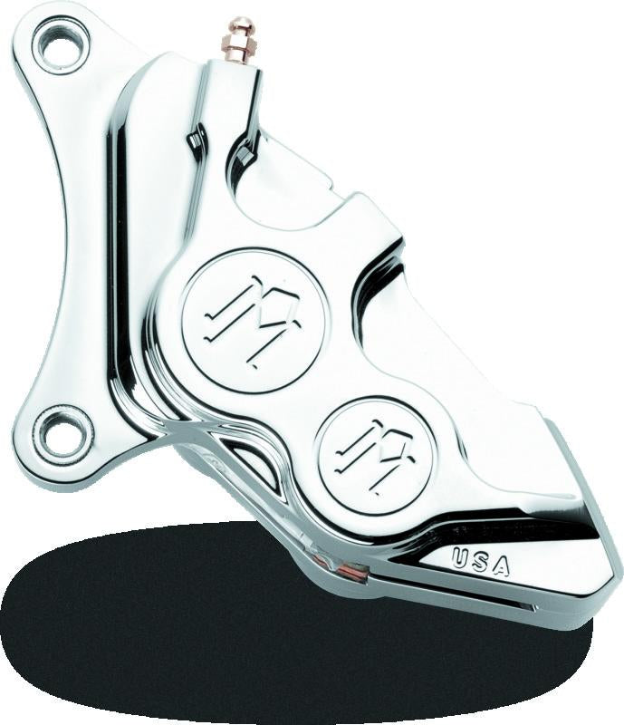 Performance Machine Caliper 137x4B Left 11.5 inches Chrome for Harley Davidson XLH Models
