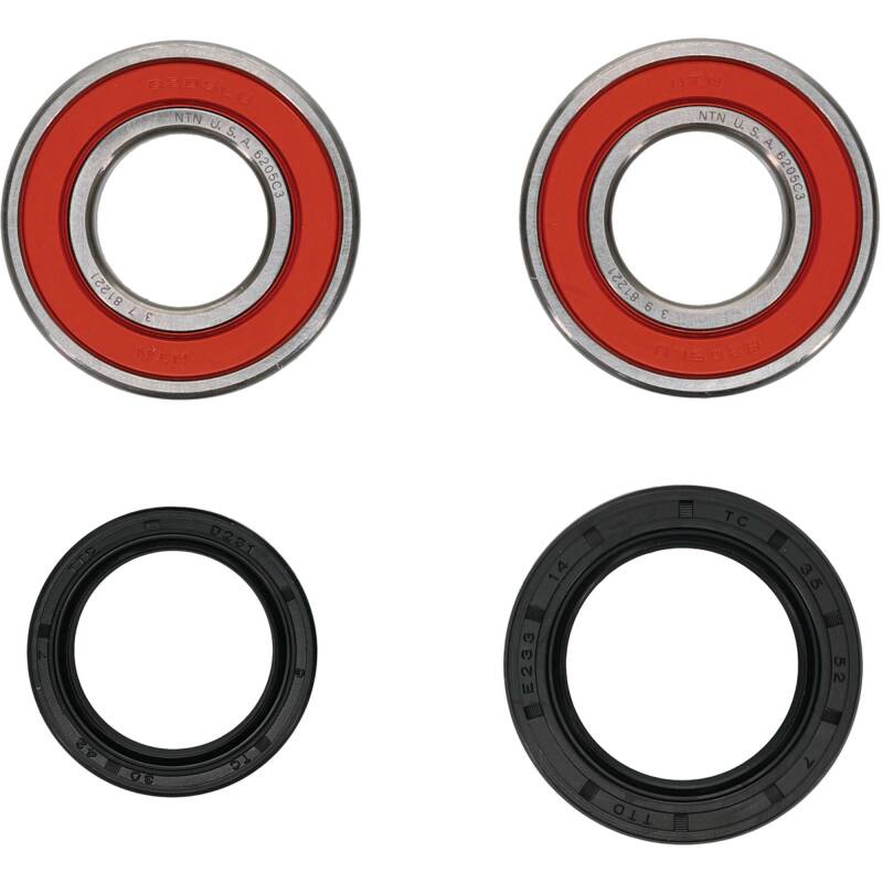 Pivot Works Premium Wheel Bearing Kit for Kawasaki KLF220 Bayou – Part Number 25-1275-P