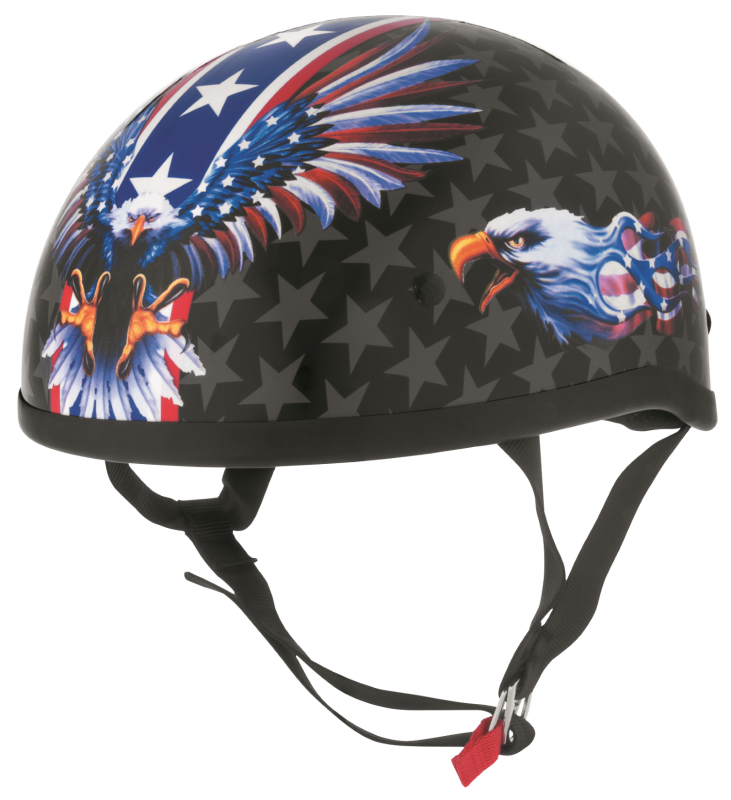 Bikers Choice Skid Lids Flame Eagle Original Helmet - Extra Large