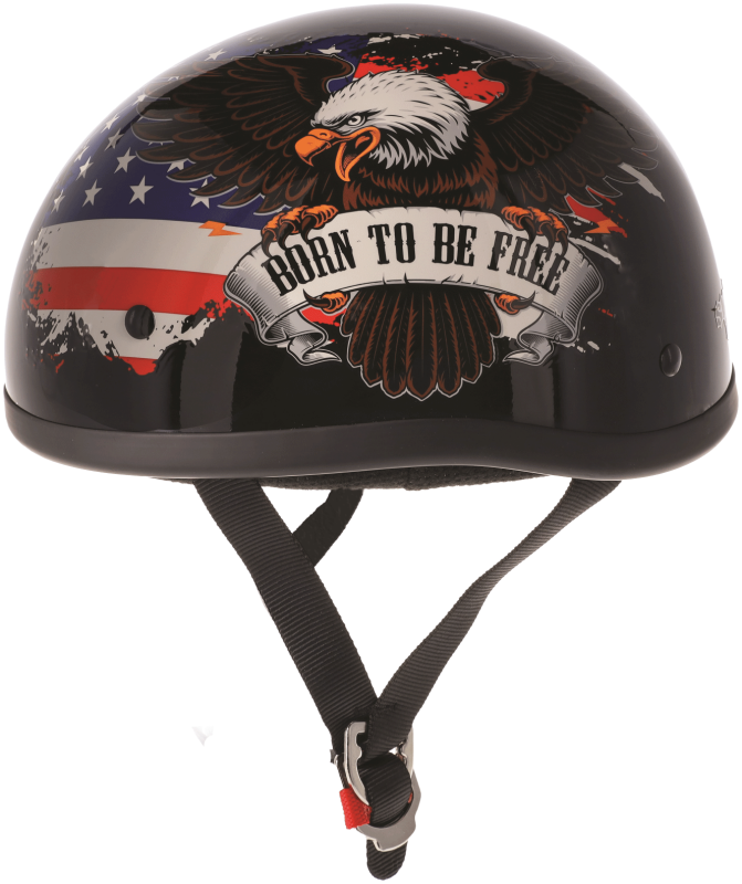 Bikers Choice Skid Lids Freedom Eagle Original Helmet - Medium