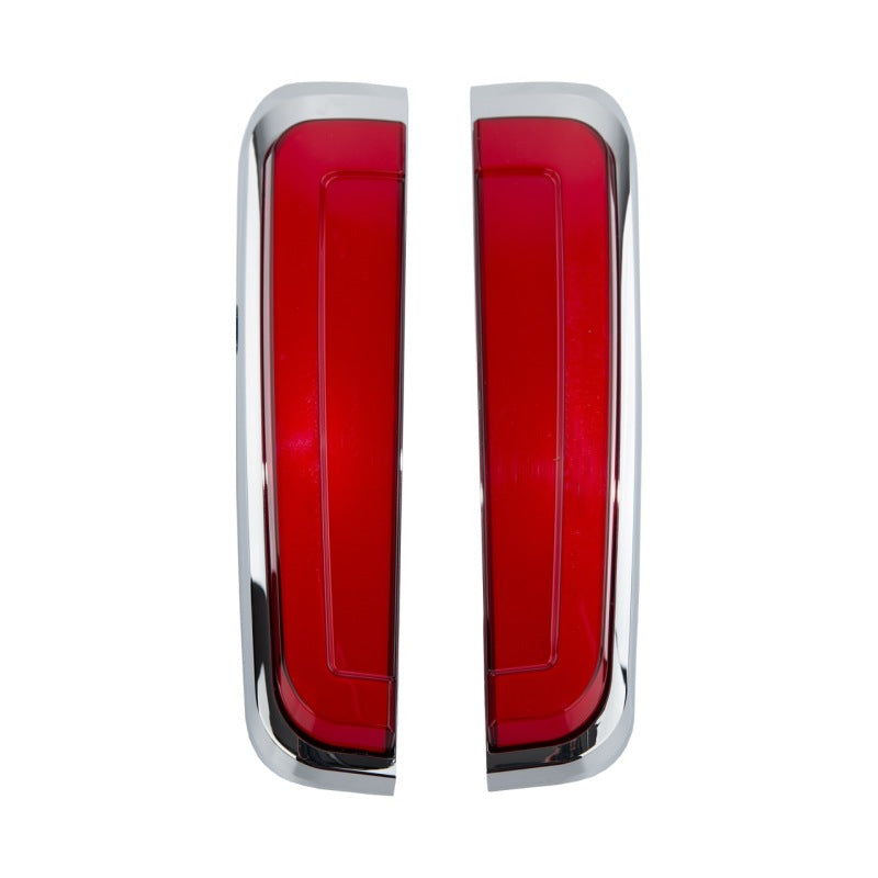 Kuryakyn Tracer LED Rear Lights for Harley Davidson Tri Glide - Red/Chrome