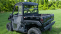 Seizmik Rear Folding Windshield for Polaris Ranger Crew XP 900/1000 - Polycarbonate Impact-Resistant Design