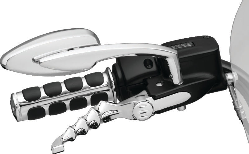 Kuryakyn Teardrop Mirrors Chrome with Convex Glass for Powersports Vehicles Part #1707