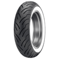Dunlop American Elite Bias Rear Tire - 180/65B16 M/C 81H TL with Wide Whitewall for Harley-Davidson