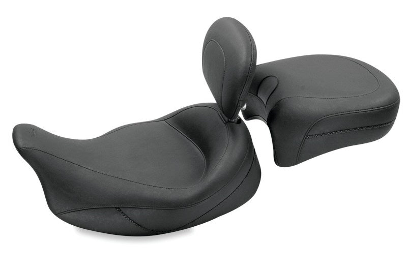 Mustang Motorcycle 79446 Electra Glide, Road King & Touring Solo Seat – Black