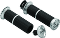 Kuryakyn Riot Grips Scout Silver - Premium Motorcycle Handlebar Grips for Indian Scout Models
