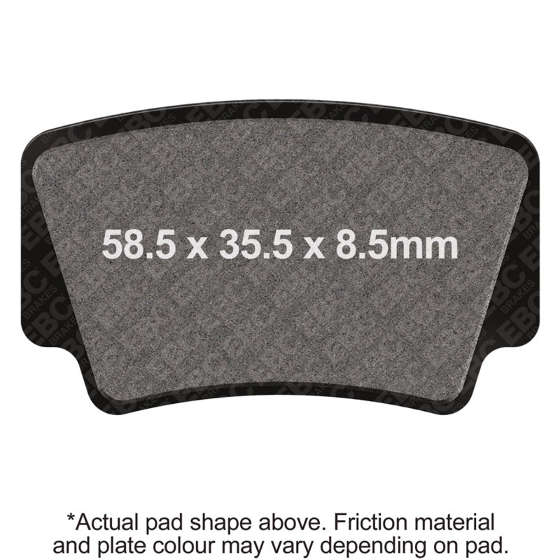 EBC Powersports R Series Heavy Duty Sintered Brake Pads for KTM SX 450 (2009-2012) Rear Left/Right
