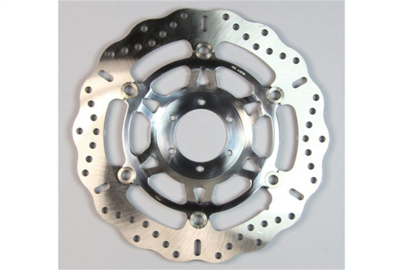 EBC Powersports MD1014CC Universal Custom Rotor for Naked Bikes with Polished Center Hub