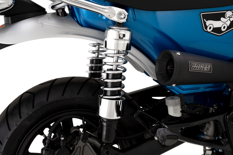 Progressive 2025 Honda DAX 125 412 Series Shocks - 13.5 Inches Chrome