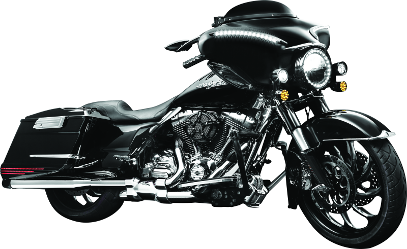 Kuryakyn Smooth Windshield Trim for Harley Davidson Touring Models (2008-2011)