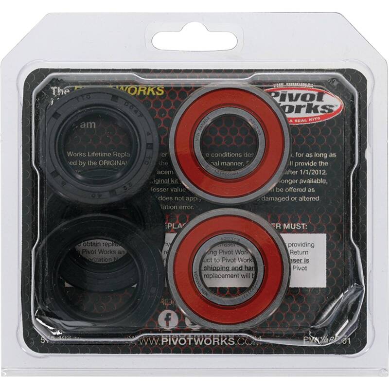 Pivot Works Premium Wheel Bearing Kit for Kawasaki KLF185 and Suzuki LT-F250