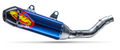 FMF Racing 25+ Kawasaki KX250F Factory 4.1 RCT Titanium Slip-On Muffler with Carbon Cap