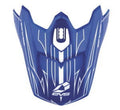 EVS T3 Pinner Helmet Visor - Blue/White Replacement for Powersports Helmets