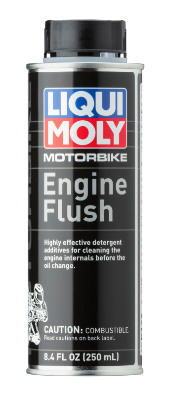 LIQUI MOLY 250mL Motorbike Engine Flush – Effective Engine Cleaner for 4-Stroke Motorcycles