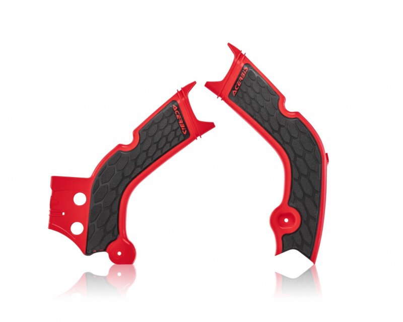 Acerbis 19-22 Honda CRF250R/RX and CRF450R/RX Frame Guard with X Grip - Red/Black
