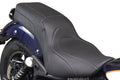 Mustang Motorcycle Squareback Black Seat for Royal Enfield Super Meteor 650 (Part #88600ST)