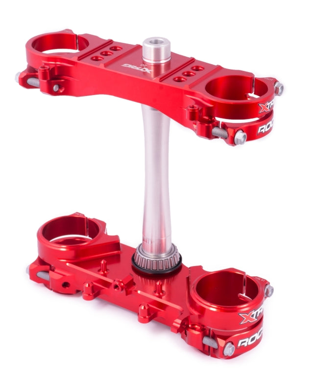 XTrig Rocs Tech Clamp Set for Honda CRF Models - Red (Part #501330101101)