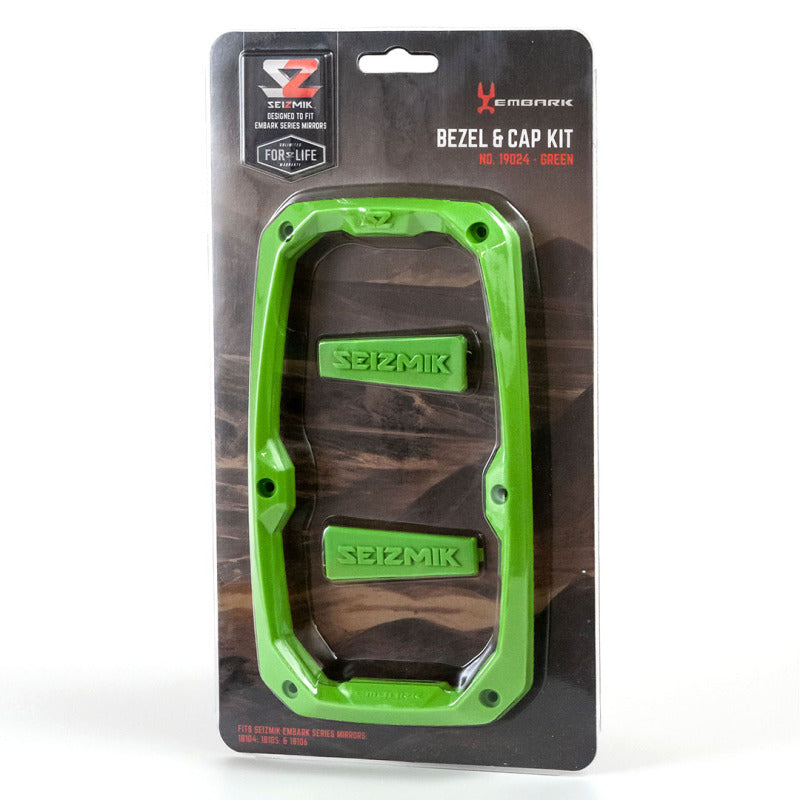 Seizmik Embark Side View Mirror Color Bezel and Cap Kit - Green