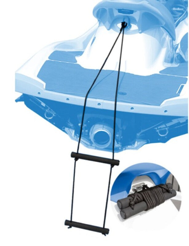 Hardline EZ-1 Two-Step Rope Boat Ladder for PWC and Jet Boats