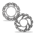 EBC Powersports CX Series Off Road Race Rotor for Kawasaki KX 1252T - Front