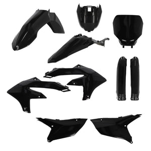 Acerbis Full Plastic Kit for Yamaha YZ250F and YZ450F Models (Black) - Part 2979590001