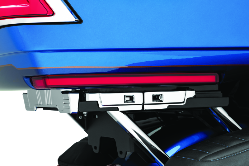 Kuryakyn Tracer Tour Pak Side Lights with Red Lens for Harley Davidson