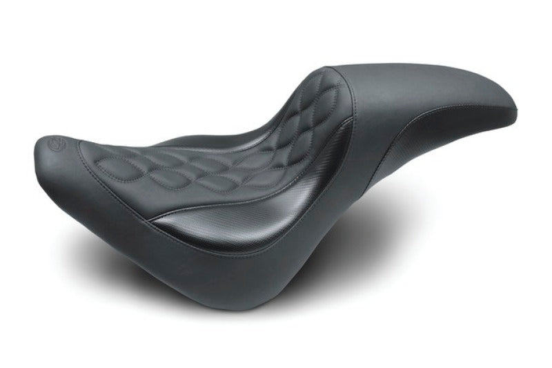Mustang Motorcycle 75065 Softail Slim Tripper Fastback 1-Piece Seat - Black