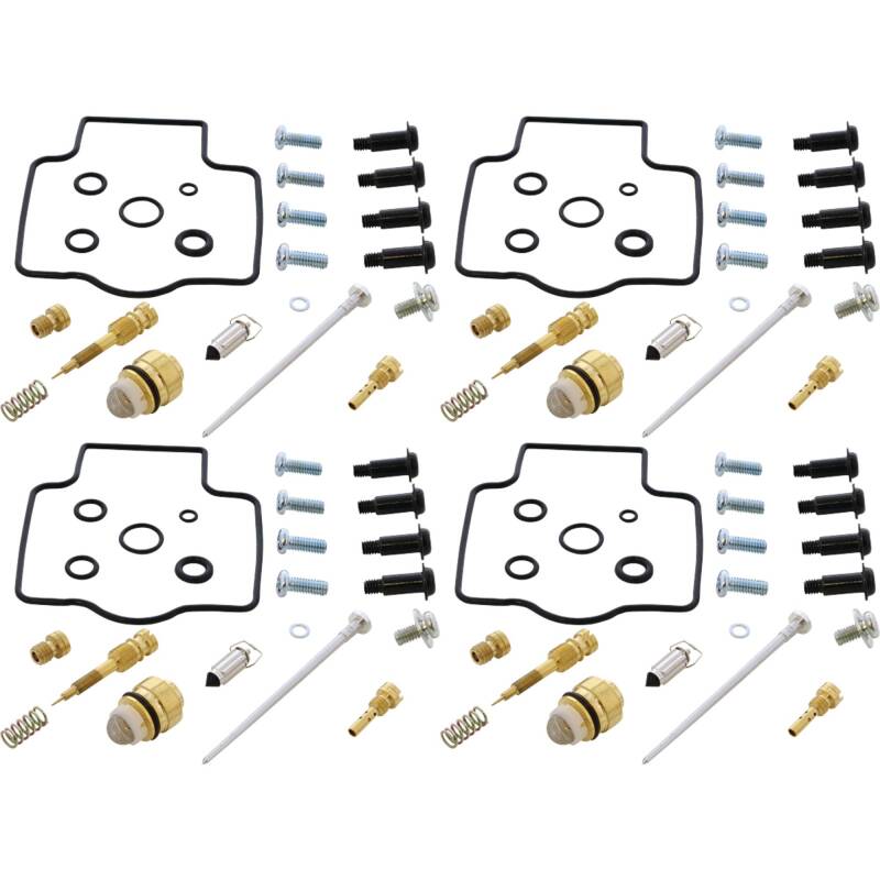 All Balls Racing Carburetor Rebuild Kit for 1990 Kawasaki ZX1100C Ninja ZX11 – Part Number 26-1720