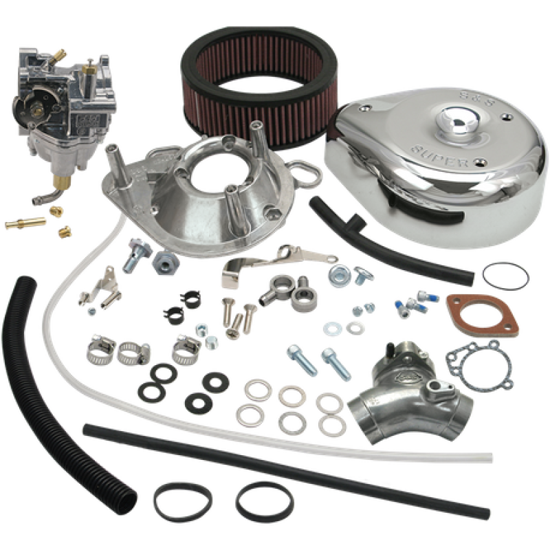 S&S Cycle 11-0450 Super E Carburetor Kit for Harley Davidson Dyna Models