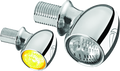 Kuryakyn Kellerman Atto Clear Lens Amber Chrome Motorcycle LED Light Part #2521