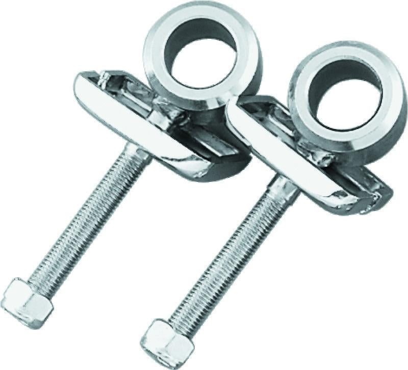 Bikers Choice Chrome Axle Adjusters for Harley Davidson 1973-1999 Models – Replaces H-D 41530-84T
